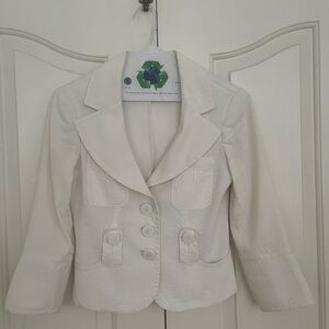 Elegant Cream Women's Blazer